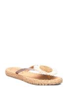 Ilse Jacobsen Flip Flop With Flower Beige