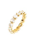 By Jolima Heart Crystal Ring Guld