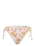 Malina Blanka Printed Drawstring Bikini Underdelar Vit