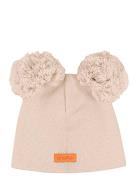 Gugguu Cotton Double Tuft Beanie Beige