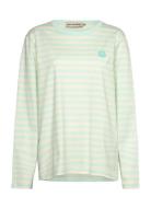 Marimekko Tasaraita Unisex Unikko Ls Grön