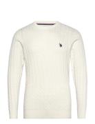 U.S. Polo Assn. Mads Reg Cot Uspa M Knit Vit