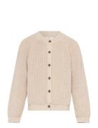 Copenhagen Colors Knitted Classic Rib Cardigan Beige