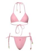 Juicy Couture Taihiti Triangle Bikini Rosa