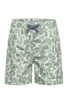 MINI A TURE Matmaki Printed Board Shorts. Grs Grön