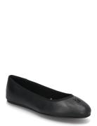 Tommy Hilfiger Th Hardware Leather Ballerina Svart