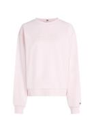 Tommy Hilfiger Reg Script Sweatshirt Rosa