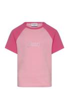 Juicy Couture Contrast Raglan Baby Tee Rosa