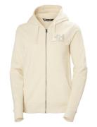 Helly Hansen W Hh Logo Full Zip Hoodie 2.0 Kräm