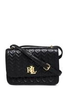 Lauren Ralph Lauren Quilted Nappa Leather Medium Sophee Bag Svart