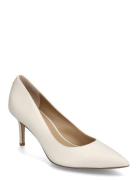 Lauren Ralph Lauren Lanette Nappa Leather Pump Kräm