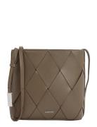 Calvin Klein Ck Woven Square Crossbody Khaki Green