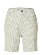 Selected Homme Slhregular-Karl Seersucker Shorts Noos Grön