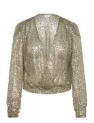 Dante6 Dante6-Crazyabout Sequins Cardigan Guld